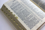 Russian Bible, Leather / verify, Softcover, Thumb Index, Gold edges