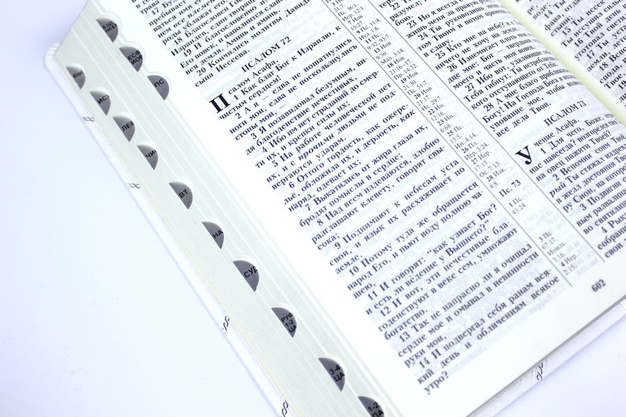 Russian Bible, Softcover, Thumb Index, Gold edges, 185 x255 мм
