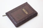 Ukrainian Bible – Chocolate Leatherette Zipper Softcover, Ohienko