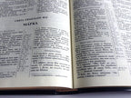 Ukrainian Bible – Ohienko translation, Leather / verify, Softcover, Thumb Index, 17x24 см