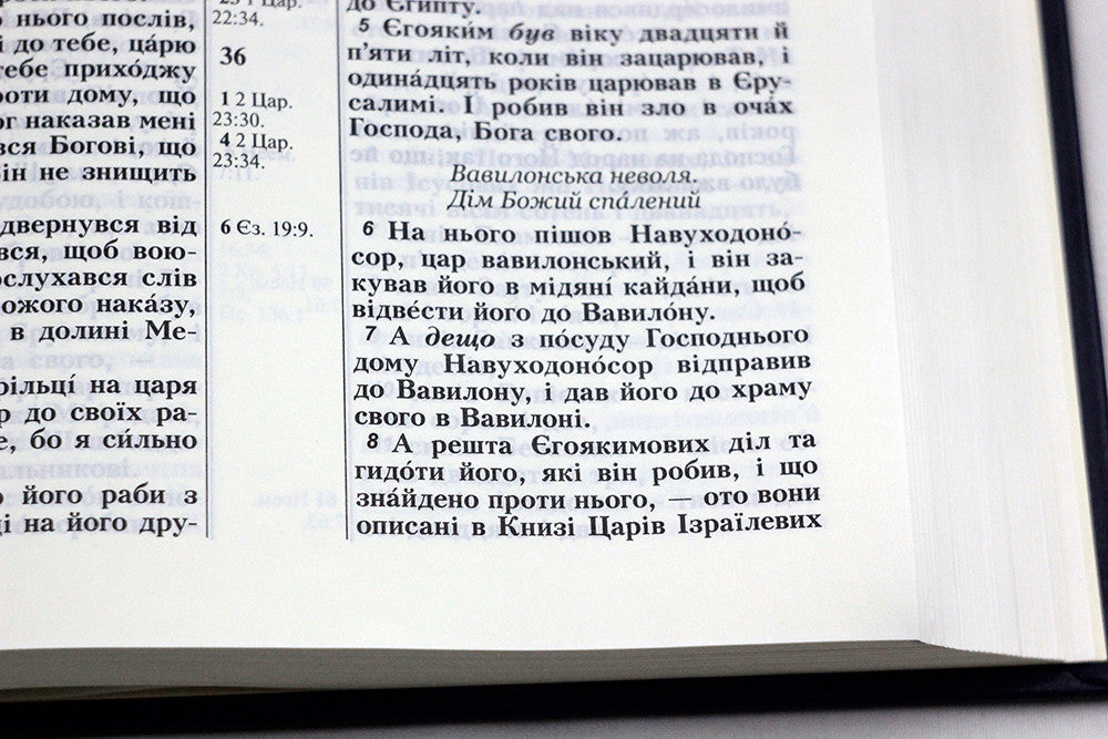 Ukrainian Bible – Ohienko translation, Hardcover, 17x24 см