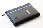Ukrainian Bible – Gray-Blue Leatherette Zipper with Thumb Index and Gold Edges, Ohienko