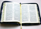 Russian Bible, Роза, Leatherette, Softcover, Thumb Index, Gold edges