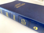 Parallel Ukrainian-English Bible – Blue Leatherette Hardcover with Thumb Index and Gold Edges, Ohienko / NASB – Image 3