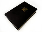 Parallel Ukrainian-English Bible – Black Premium Leather Hardcover with Thumb Index and Gold Edges, Ohienko / NASB