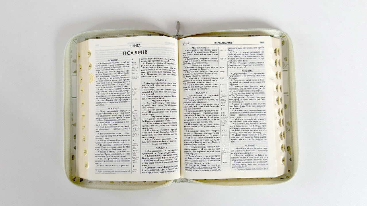 Ukrainian Bible – Sprouts of Faith Leatherette Zipper Softcover with Thumb Index, Modern Translation – Image 6